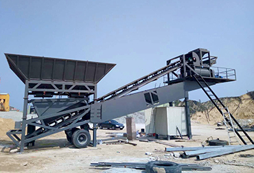 Taiwan YHZS50 Mobile concrete mixing plant